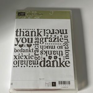 Stampin’Up! A World of Thanks Stamp